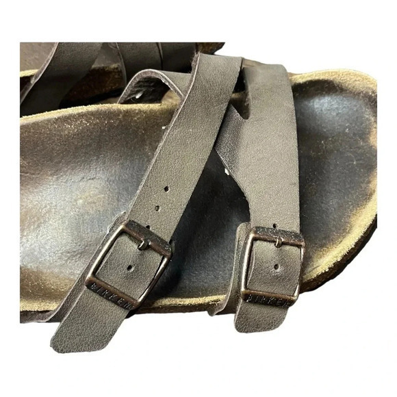 Birkenstock Yao Birkibuc Balance Sandals Mocha Women Size 8.5‎ - Picture 5 of 11